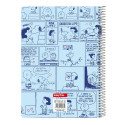 Piezīmju Grāmata Snoopy Love Zils A5 80 Loksnes