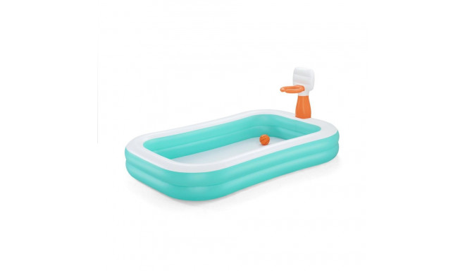 Bestway Inflatable Kids Pool Basketball Game 251x168x102 cm +3 Years Garden 54445