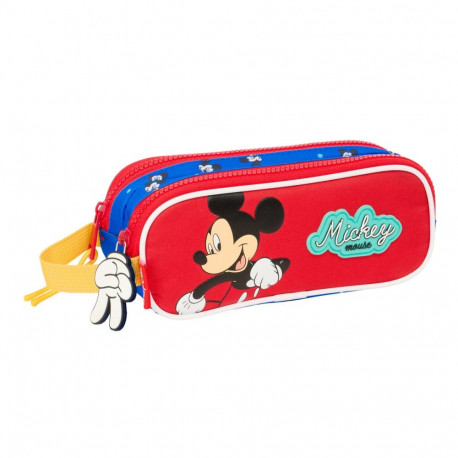 Double Carry-all Mickey Mouse Clubhouse Good day Blue 21 x 8 x 6 cm