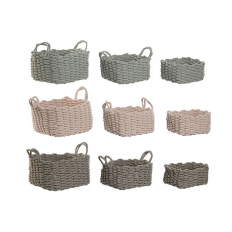Korvikomplekt Home ESPRIT Köis 28 x 28 x 18 cm