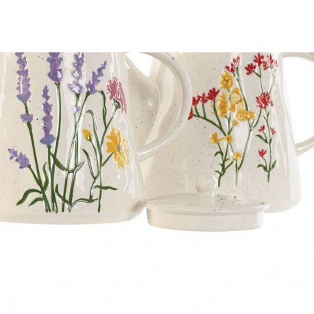 Teekann Home ESPRIT Mitmevärviline Portselan 900 ml (2 Ühikut)