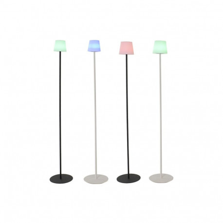 Solar lamp Home ESPRIT Black 25 x 25 x 140 cm