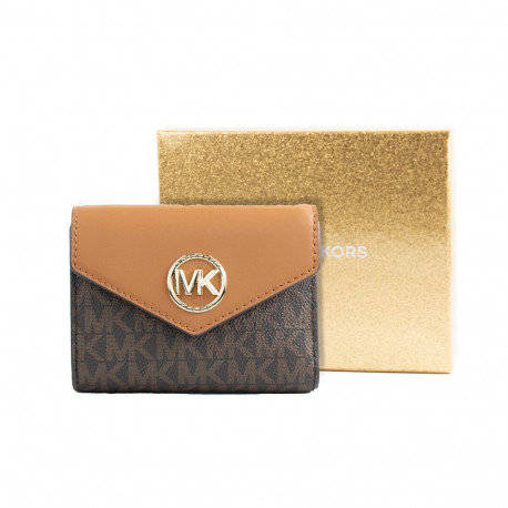 Naiste Portfellid Michael Kors 32S1GNME6B-BRN-ACORN 12 x 9 x 4 cm