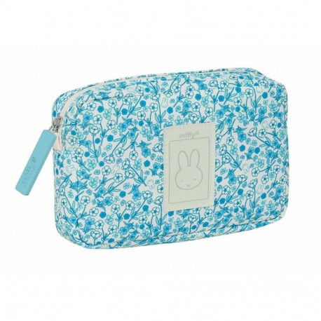 Travel Vanity Case Miffy Garden Turquoise 20 x 13 x 5,5 cm