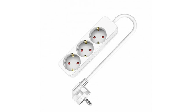 3-socket plugboard without power switch TM Electron (1,5 m)