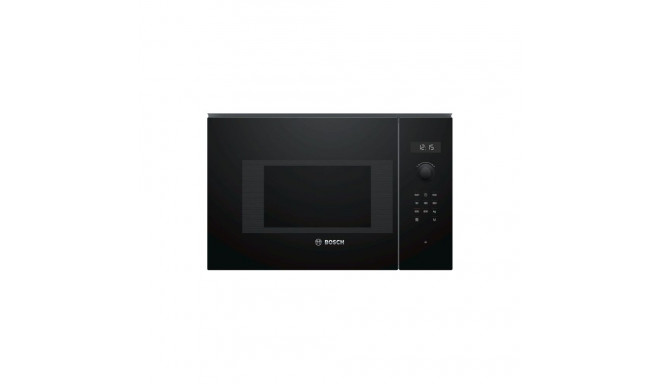Bosch Microwave Oven BFL524MB0 20 L, Retractable, Rotary knob, Touch Control, 800 W, Black, Built-in
