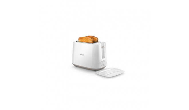 Philips Toaster HD2582/00 Power 760 - 900 W, Number of slots 2, Housing material Plastic, White