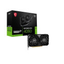 MSI videokaart GeForce RTX 4060 Ventus 2X BLACK 8G OC NVIDIA 8GB GeForce RTX 4060 GDDR6 HDMI ports quantity 1 