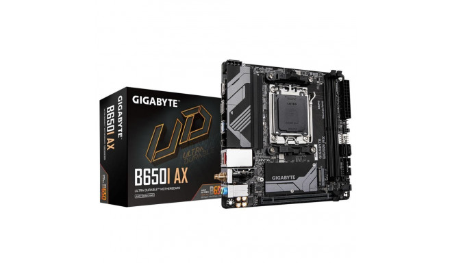 Gigabyte Mainboard||AMD B650|SAM5|Mini-ITX|Memory DDR5|Memory slots 2|1xPCI-Express 16x|1xM.2|1xHDMI