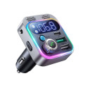 Joyroom FM transmitter for Joyroom JR-CL16, USB + USB-C, 48W (black)