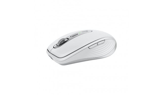 Logilink Logitech MX Anywhere 3S Mouse - RF Wireless + Bluetooth, Laser, 8000 DPI, Pale Grey (White)