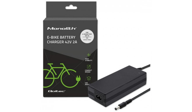Qoltec e-bike charger 42V 2A