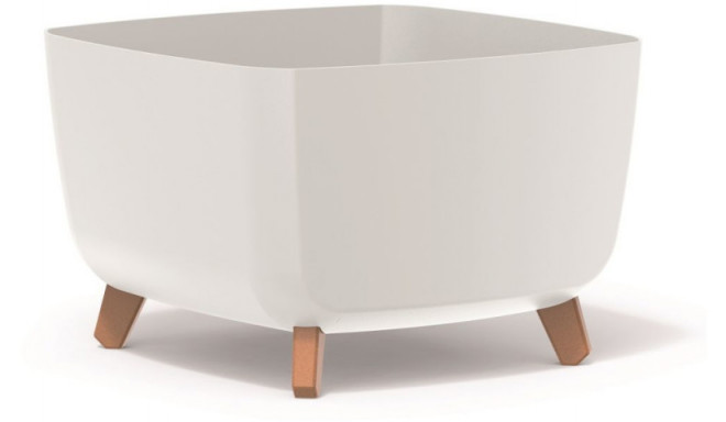 Prosperplast lillepott Gracia Square, valge