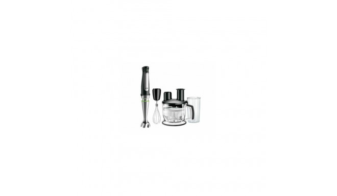 Braun Hand Blender MQ7075 1000 W, Number of speeds 1, Turbo mode, Chopper, Black