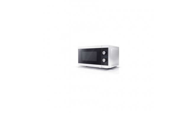 Sharp Microwave Oven YC-MS01E-W Free standing, 800 W, White