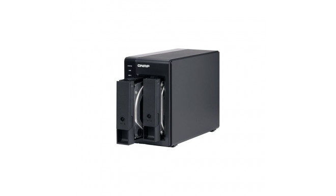 QNAP TR-002 2 Bay USB Type-C Direct Attached Storage with Hardware RAID