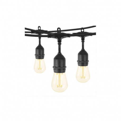 Visional Led Drza Virtene E27 Spuldzm / Melna /Patronu skaits 15 / 15m / solis 1m. H05VV-F 2*0.75 ha