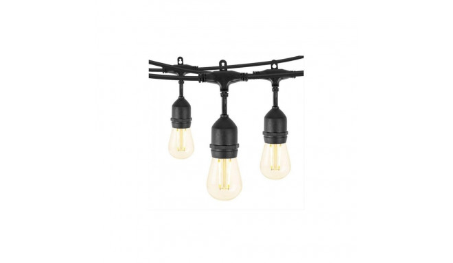 Visional Led Drza Virtene E27 Spuldzm / Melna /Patronu skaits 15 / 15m / solis 1m. H05VV-F 2*0.75 ha