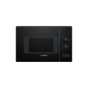 Bosch Microwave Oven BFL520MB0 20 L, Rotary knob, 800 W, Black, Built-in, Defrost function