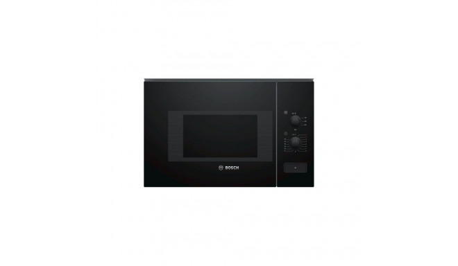 Bosch Microwave Oven BFL520MB0 20 L, Rotary knob, 800 W, Black, Built-in, Defrost function