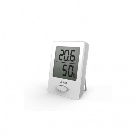 Duux Sense Hygrometer + Thermometer, White, LCD display