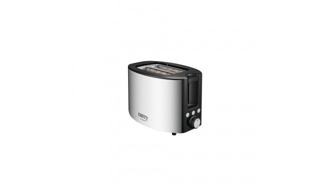 Camry Toaster CR 3215 Power 1000 W, Number of slots 2, Housing material Stainless steel, Black/Stain