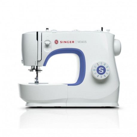Singer Sewing Machine M3405 Number of stitches 23, Number of buttonholes 1, White