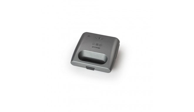 GORENJE Sandwich maker SM703GCG 700 W, Number of plates 3, Number of pastry 2, Grey