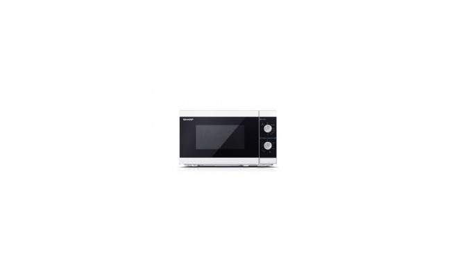 Sharp Microwave Oven with Grill YC-MG01E-W Free standing, 800 W, Grill, White
