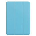 iLike Galaxy Tab S9 FE Plus Tri-Fold Eco-Leather Stand Case Sky Blue