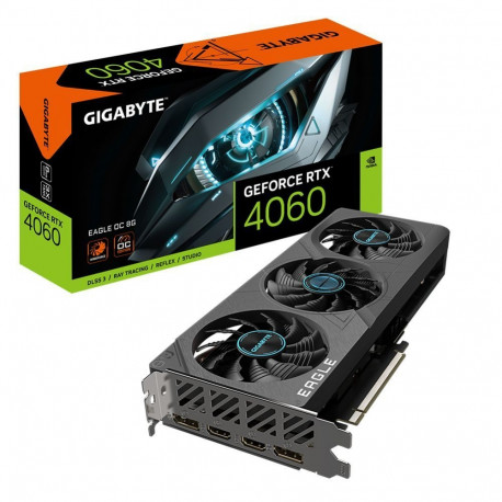 Gigabyte GV-N4060EAGLE OC-8GD 1.0 NVIDIA, 8 GB, GeForce RTX 4060, GDDR6, PCI-E 4.0, HDMI ports quant