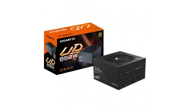 Gigabyte Power Supply||850 Watts|Efficiency 80 PLUS GOLD|PFC Active|MTBF 100000 hours|GP-UD850GM