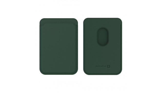 Evelatus Universal iPhone Genuine leather wallet with MagSafe Dark Green