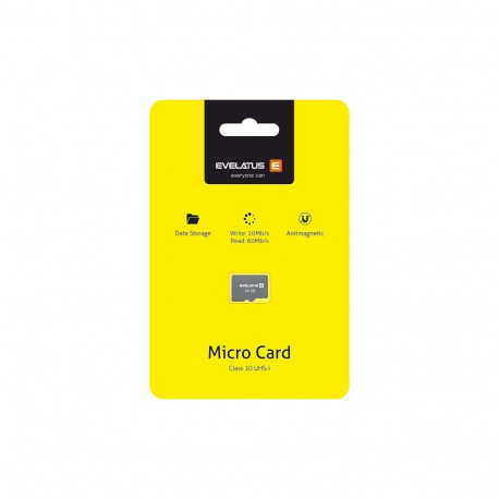 Evelatus Micro Card SD 64GB 3.0 EMC01 W:20mb/s; R:60mb/s