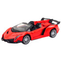 Zdalnie Sterowany sportauto RC 1:18 punane