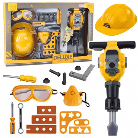 meistrimehe komplekt tööriistad akuga pneumaatiline haamer 21 osa