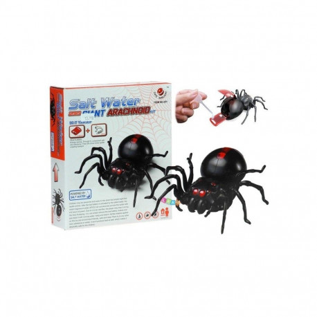 Zestaw Kreatywny Pająk Zasilany Słoną Wodą DIY Czarny
