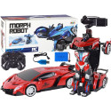 Samochód- Robot Transformacja R/C 1:10 Czerwony Sterowanie Gestami
