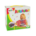 Akordeon Instrument Dla Małego Muzyka Czerwony