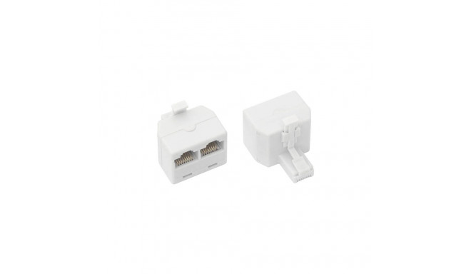 8795# Rozgałęziacz telefoniczny wtyk-2gniazda mod 8p8c (20 tk.)