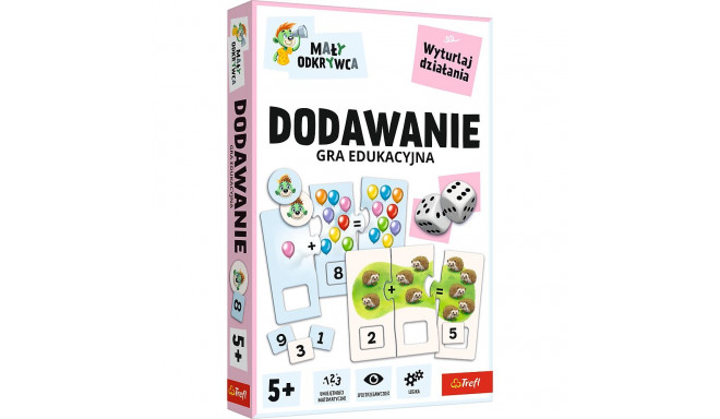 Gra dla dzieci Dodawanie Mały odkrywca Trefl 02805