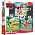 Puzzle - 3w1 - Myszka Miki z przyjaciółmi Trefl 34846 Puzzle - 3w1 - Myszka Miki z przyjaciółmi Trefl 34846