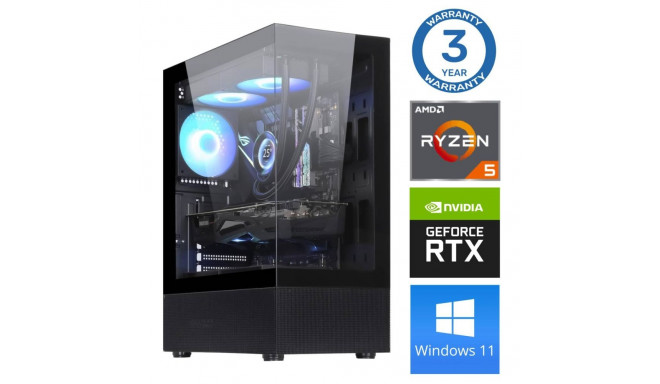 INTOP Ryzen 5 7500F 32GB DDR5 250SSD M.2 NVME+2TB RTX5060Ti 16GB WIN11Pro
