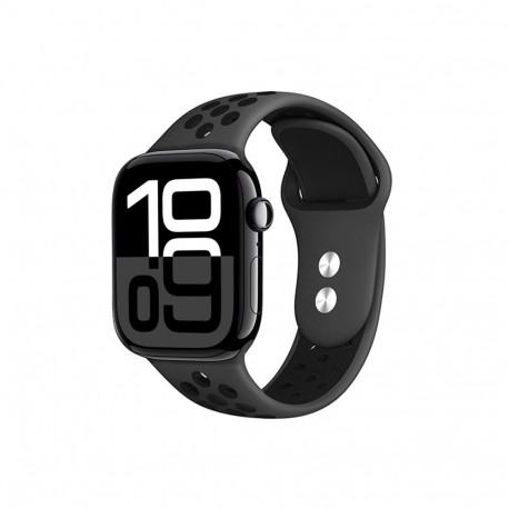 Crong Duo Sport - Pasek do Apple Watch 38/40/41/42 mm (szary/czarny)