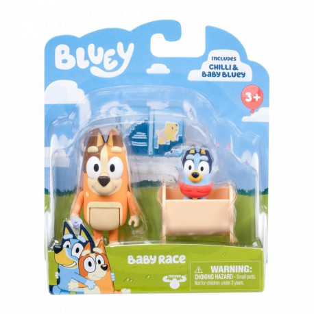 Bluey Figure Set 2-Pack Baby Bluey and Chilli