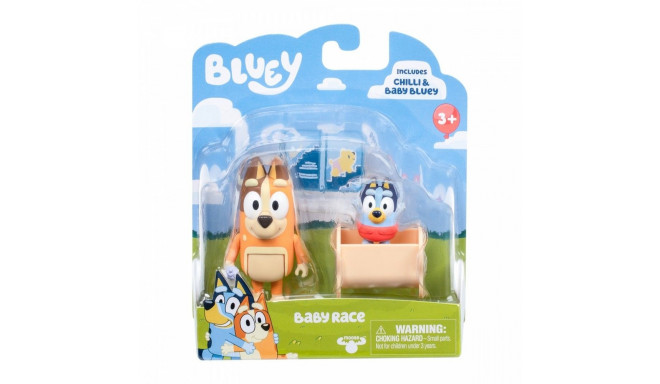 Bluey Figure Set 2-Pack Baby Bluey and Chilli