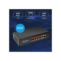 Ethernet PoE SWITCH 4x RJ45 PoE 1x RJ45Upli