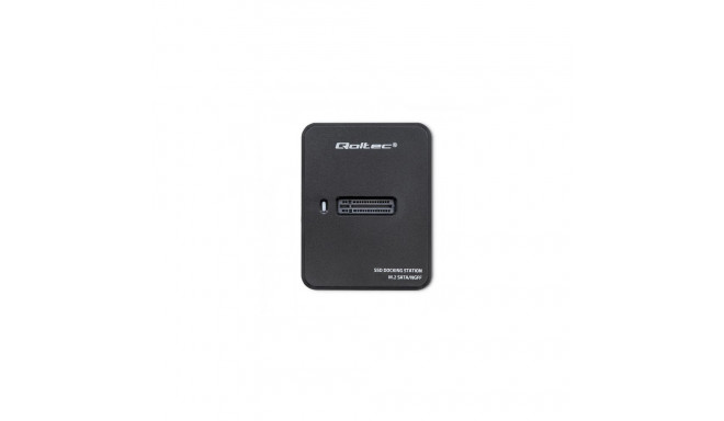 SSD Docking Station - Qoltec M.2 SATA NGFF USB Type-C 2.0/3.2 Gen 1