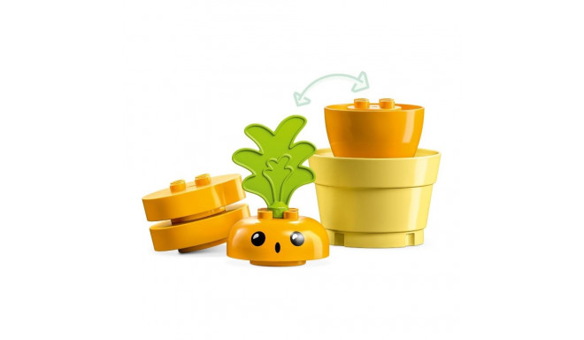 LEGO DUPLO - 10981 Growing Carrot 11 Pieces for Ages 1.5+