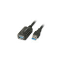 USB pikenduskaabel 5m võimendiga A-A M/F Lindy USB3.0 Active Extension